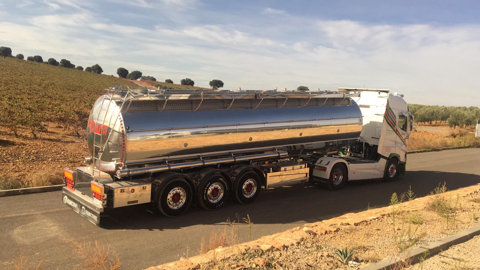 camion lateral trasero